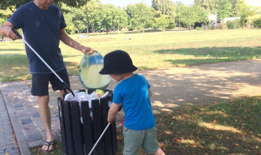 Plogging-Unterstützung aus Leipzig