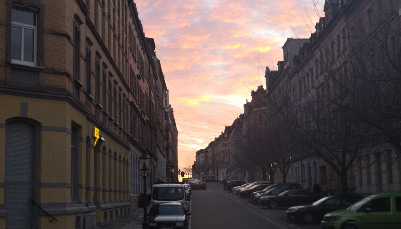 Abenddämmerung auf dem Sonnenberg