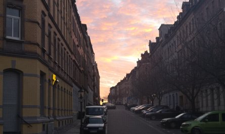 Abenddämmerung auf dem Sonnenberg